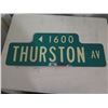 Image 2 : Street Sign: Thurston Ave 24"L Decommissioned by the City & County