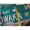 Image 8 : Qty 3 Street Signs: Kolowaka Dr, Cane & Iosepa St 24"-30"L Decommissioned by the City & County