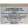 Image 2 : State Sign: Kahawai Steam Storm Water Best Management Practices 30"x30"