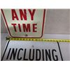 Image 3 : Qty 3 Signs: No Parking Any Time, On Bridge & Including Shoulder Area 17"-24"H