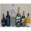 Image 1 : Qty 6 Decorative Oversized Bottles: Belvedere, Perrier-Jouet, etc (Non-Consumable Liquid Content)