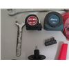 Image 8 : Misc Tools: Trailer Tow Ball, Wrenches, Grease Gun, Diablos Sander Kit, Caution Tape, etc