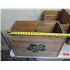 Image 8 : Qty 3 Wooden Crates: 2 Hilo Hattie 22"x12"x14"H & Slatted