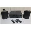 Image 1 : Denon AM-FM Stereo Receiver DRA-775RD, 2 OS-10 Speakers & 3 Remotes