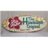 Image 1 : Hilo Hattie The Hawaiian Original Since 1963 Oval Sign 71"L of Thin Hard Form