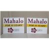 Image 1 : Qty 2 Hilo Hattie Signs Mahalo for 35 Years 32"x24"