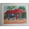 Image 1 : Kona Boys Surf/Dive Shop Giclee on Canvas, Signed '06 Unframed 14" x 12"