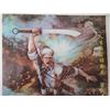 Image 2 : Cas Hanwei Warrior Artwork w. Asian Writing 40"x29"