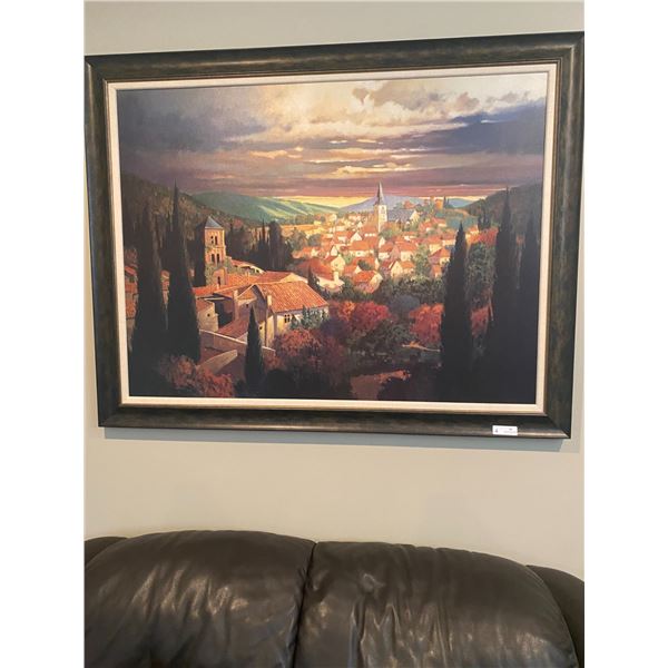 Printed Painting On Canvas Town 54 x 42