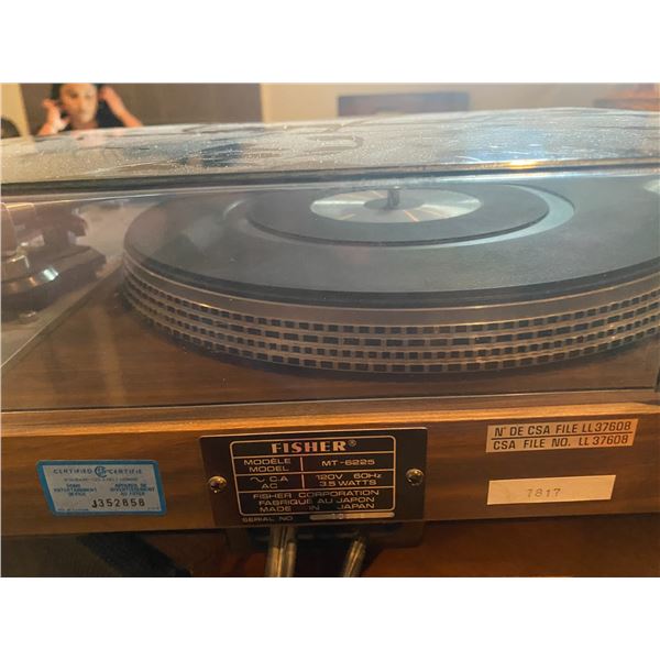 Fisher turntable Model# MT-6225