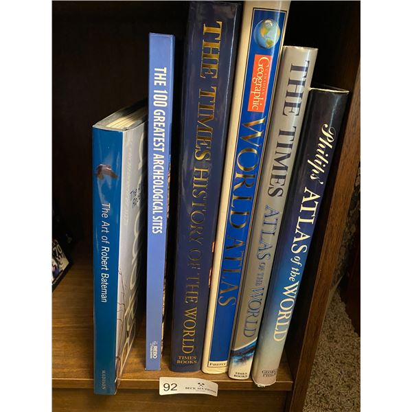 Atlas Book Collection (Hardcover, Illustrated) - Beck Auctions Inc.
