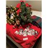 Image 2 : Christmas Decoration Assortment - with Disney (101 Dalmatians) Tree Skirt, Towels, Mini Tree & more