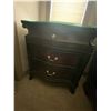 Image 2 : Wooden Bedside Table w/ Glass Top