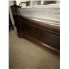 Image 3 : Leather King Size Bedframe w/ Mattress