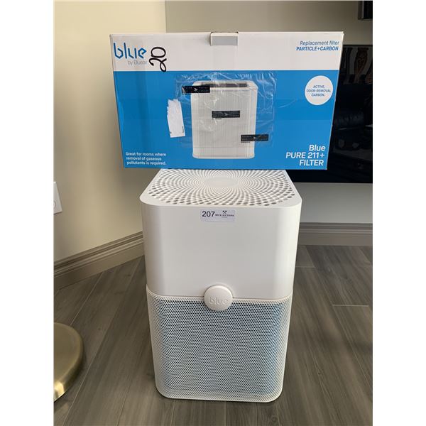 Blueair Blue Air Purifier (Model: Blue Pure 211+) and 1 x Replacement Filter