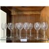 Image 1 : 8 x Crystal Wine Glass Set