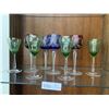 Image 1 : Red, Green, and Blue Coloured Stemware