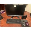 Image 1 : Gateway Desktop PC (DX4860), Acer LCD Monitor (X223W), 2 x Computer Mice, and Keyboard (KB39211)