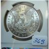 Image 2 : 1885 Morgan Silver Dollar NGC MS62