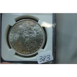 1886 Morgan Silver Dollar NGC MS 62