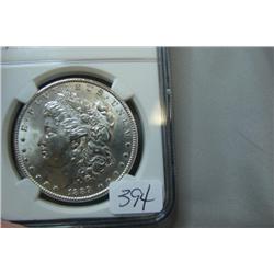 1889 Morgan Silver Dollar NGC MS 62