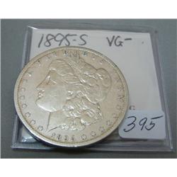 1895-S Morgan Silver Dollar VG
