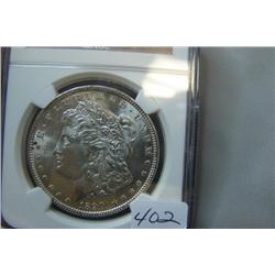 1890 Morgan Silver Dollar NGC MS 63