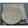 Image 2 : 1878-S Morgan Silver Dollar AU Improperly Cleaned