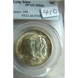 1936 Long Island .50 PCGS MS 66
