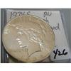 1934-S Peace Silver Dollar AU Improperly Cleaned