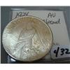 Image 2 : 1924 Peace Silver Dollar AU Cleaned