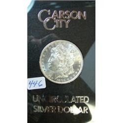 1882 Carson City Morgan Silver Dollar GSA Holder