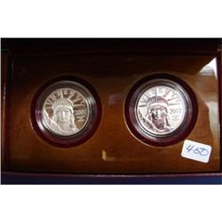 American Eagle 10th Anniversary Platinum Coin Set