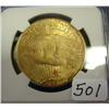 Image 2 : 1925 $20 St. Gaudens Gold Coin NGC MS64