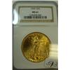 Image 1 : 1924 $20 St. Gaudens Gold Coin NGC MS61