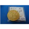 1873-S $20.00 Liberty Gold Coin AU Wiped