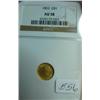 1853 $1.00 Liberty $1.00 Gold Coin NGC AU 58