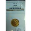 Image 1 : 1897 $5.00 Liberty Gold Coin NGC MS 62