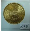 Image 2 : 1894 $20.00 Liberty Gold Coin NGC MS 63