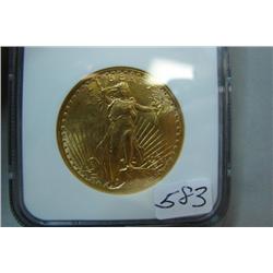 1915-S $20.00 Saint Gaudens Gold Coin NGC MS 62