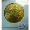 Image 2 : 1908 No Motto $20.00 St. Gaudens Gold Coin NGC MS