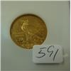 Image 2 : 1912 $5.00 Indian head gold coin NGC MS62