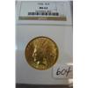 Image 1 : 1926 $10.00 Indian Head gold Coin NGC MS 63