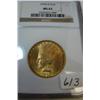 Image 1 : 1910D $10.00 Indian Head Gold Coin NGC MS63