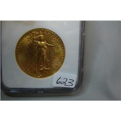 1926 $20.00 Saint Gaudens Gold Coin NGC MS 61