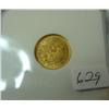 Image 2 : 1861 Type 2 $2.50 Liberty Gold Coin NGC MS61