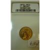 Image 1 : 1913 $2.50 Indian Head Gold Coin NGC MS64