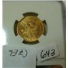 Image 2 : 1882S $5.00 Liberty Gold Coin NGC MS63