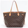 Image 2 : Louis Vuitton Brown Monogram Canvas Leather Neverfull MM Tote Bag