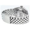 Image 6 : Rolex Mens Stainless Steel Slate Grey Diamond & Emerald Datejust Wristwatch